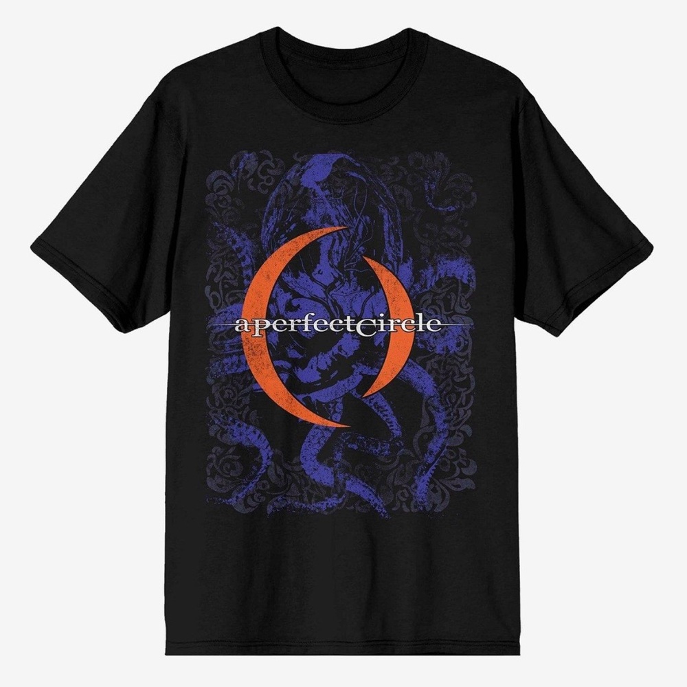 Hot Topic Black and Purple A Perfect Circle Tee
